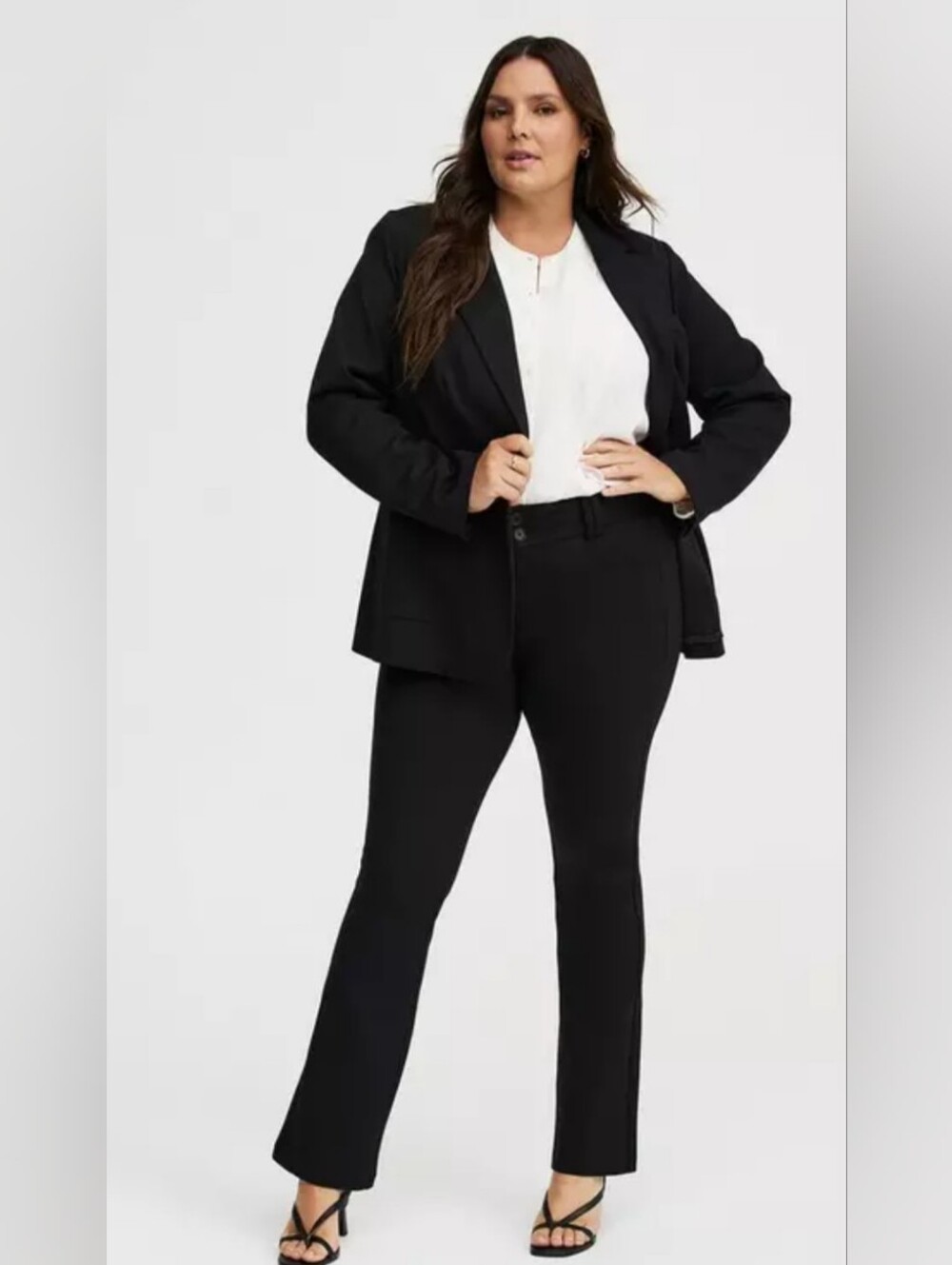 Torrid Studio Trouser Slim Boot Ponte Pants Black 18R